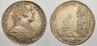 Frankreich Silberjeton 1735 Ludwig XV. 1715-1774. Kl. Stempelfehler. Fast vorzüglich