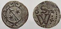 Brandenburg-Preußen 1622 Brandenburgische Städtemünzen aus der Kipperzeit 1621-1623. Sehr selten. Fast vorzüglich