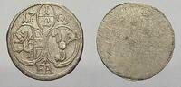 Salzburg, Erzbistum 1/2 Kreuzer (Einseitig) Franz Anton von Harrach 1709-1727. -