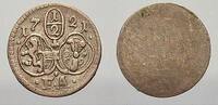 Salzburg, Erzbistum 1/2 Kreuzer (Einseitig) Franz Anton von Harrach 1709-1727. -