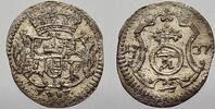 Sachsen-Albertinische Linie Pfennig Friedrich August II. 1733-1763, als August III. König von Polen und Großherzog von Litauen. -