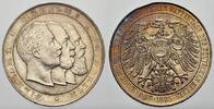 Brandenburg-Preußen Silbermedaille 1895 Wilhelm II. 1888-1918. Hübsche Patina, kleine Prüfspur auf elf Uhr, vorzüglich