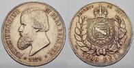 Brasilien 2000 Reis Pedro II. 1831-1889. -