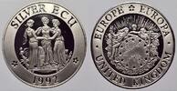 Großbritannien Silver Ecu 1992 Elisabeth II, 1952Heute. Polierte Platte