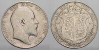 Großbritannien 1/2 Crown Edward VII. 1901-1910. -