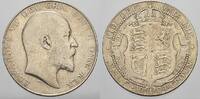 Großbritannien 1/2 Crown Edward VII. 1901-1910. -