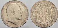 Großbritannien 1/2 Crown Edward VII. 1901-1910. -