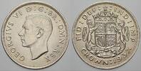 Großbritannien 1 Crown 1937 George VI. 1936-1952. Vorzüglich-fast stempelglanz