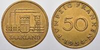 Saarland 50 Franken 1954 Vorzüglich