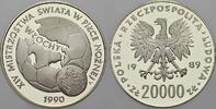 Polen-PRL 1949-1990 20000 Zloty 1989 PRL 1949-1990. Polierte Platte
