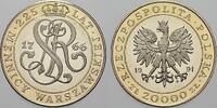 Polen-Republik 1990 bis Heute 20000 Zloty 1991 Republik Polen seit 1990. Polierte Platte