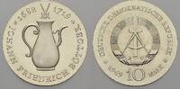 Deutsche Demokratische Republik 10 Mark 1969 Fast stempelglanz