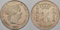 Spanien 20 Reales Isabella II. 1833-1863. -