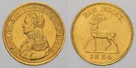 Dukat (Gold) 1824 Stolberg-Wernigerode Heinrich XII. 1824-1854. Fast vorzüglich.