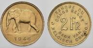 Belgisch Congo 2 Francs Belgisch Congo 1908-1960. -