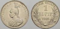 1 Rupie 1908  J Deutsch Ostafrika  Sehr schön-vorzüglich