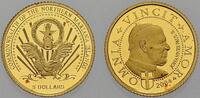 5 Dollars (Gold) 2004 Marianen Inseln Bund der Nördlichen Marianen seit 1978. Polierte Platte