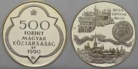 Ungarn 500 Forint 1990 Republik seit 1989. Polierte Platte
