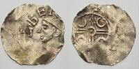 Belgien-Dinant, niederlothringische Münzstätte Denar Albert III. von Namur 1064-1102. Überdurchschni