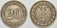 Kleinmünzen 20 Pfennig -