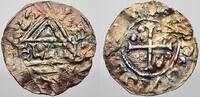Regensburg, herzogliche Münzstätte Denar Heinrich II., der Friedfertige, 1. Regierung 955-976. -