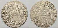 Sachsen-Kurfürstentum Zinsgroschen Friedrich III., Johann und Georg 1507-1525. -