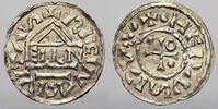 Regensburg, herzogliche Münzstätte Pfennig Heinrich II. der Friedfertige, 2. Regierung 985-995. -