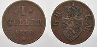 Hessen-Darmstadt Cu Heller Ludwig II. 1830-1848. -