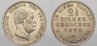 Brandenburg-Preußen 2 1/2 Silbergroschen Wilhelm I. 1861-1888. -