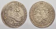 Schlesien-Der oberste Lehnsherr 3 Kreuzer Leopold 1658-1705. -