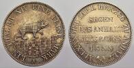 Anhalt-Bernburg Ausbeutetaler Alexander Carl 1834-1863. -