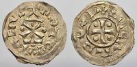 Frankreich-Normandie Denar 943-966 n. Chr. Richard I. 943-966. Attraktives Exemplar. Vorzüglich