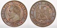 Frankreich 2 Centimes (Bronze) Napoleon III. 1852-1870. -