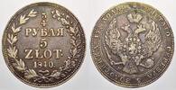 Polen 3/4 Rubel Nikolaus I. von Rußland 1825-1855. -