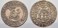 Danzig, Stadt 1/4 Taler (Ort) 1618 Sigismund III. 1587-1632. Kl. Schrötlingsfehler am Rand. Attrakti