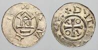 Goslar, königliche Münzstätte Denar Otto III. und seiner Beraterin und Großmutter Adelheid. 983-1002