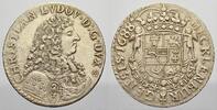 Mecklenburg-Schwerin 2/3 Taler Christian Ludwig I. 1658-1692. -
