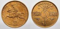 Litauen 5 Penki Centai Republik seit 1991. -