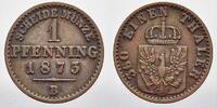 Brandenburg-Preußen Cu Pfennig Wilhelm I. 1861-1888. -