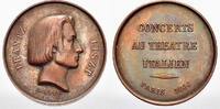 Musiker Bronzemedaille Liszt, Franz +1811 Raiding/Burgenland, +1886 Bayreuth, ungarisch-deutscher Komponist und Pianist. -