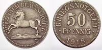 Braunschweig, Herzogtum 50 Pfennig (Eisen) Braunschweig, Herzogtum 1918-1920. -