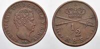 Dänemark Cu 1/2 Rigsbankskilling Christian VIII. 1839-1848. -