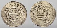 Goslar, königliche Münzstätte Denar Otto III. und seiner Beraterin und Großmutter Adelheid. 983-1002. -
