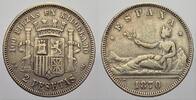 Spanien 2 Pesetas Provisorische Regierung, 1868-1871. -