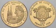 Elfenbeinküste 100 Francs Republik seit 1960. -