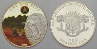 Elfenbeinküste 100 Francs Republik seit 1960. -