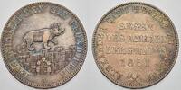 Anhalt-Bernburg Ausbeutetaler Alexander Carl 1834-1863. -