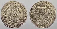 Haus Habsburg 3 Kreuzer (Groschen) Leopold I. 1658-1705. -