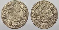 Schlesien-Der oberste Lehnsherr 3 Kreuzer Leopold 1658-1705. -