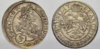Schlesien-Der oberste Lehnsherr 3 Kreuzer Leopold 1658-1705. -